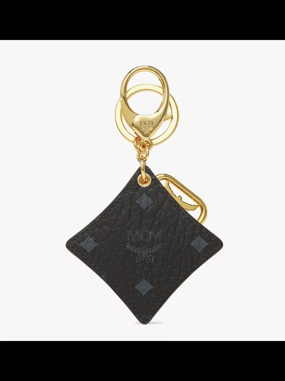 MCM BICOLOR DIAMOND KEY CHAIN - Picture 2 of 12
